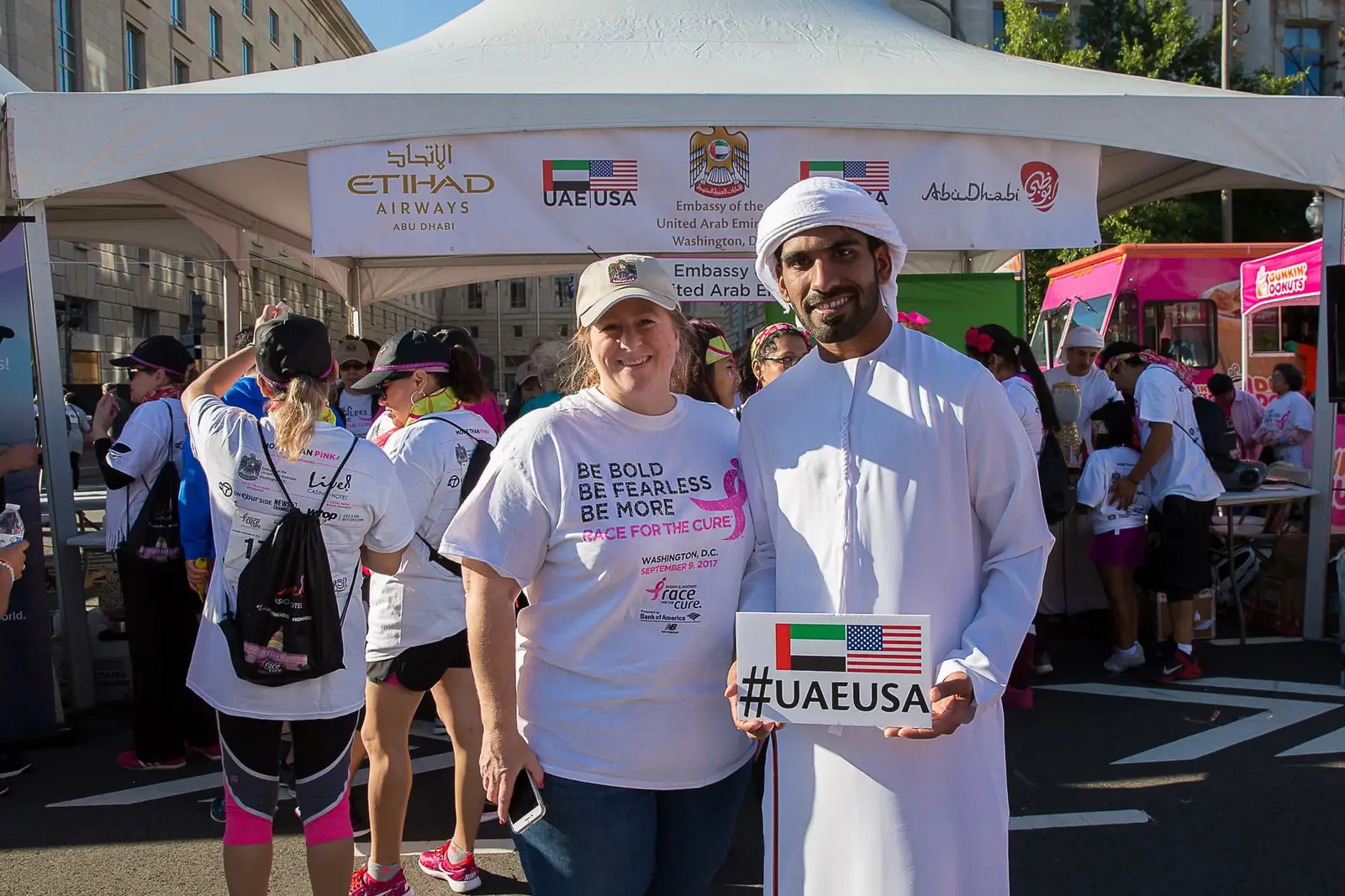 UAE Embassy in USA sponsors Susan G. Komen’s MORE THAN PINK Walk